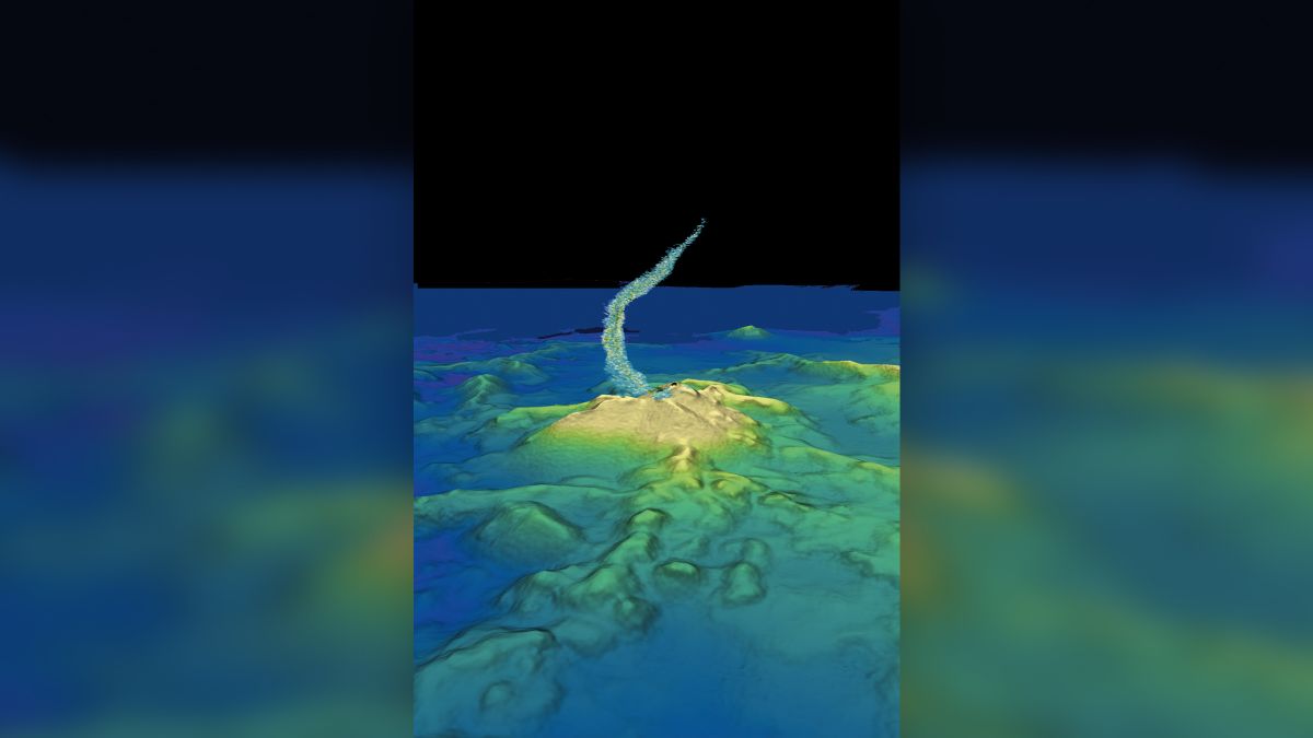 The world's largest underwater volcanic eruption created a skyscraper the size of a skyscraper

