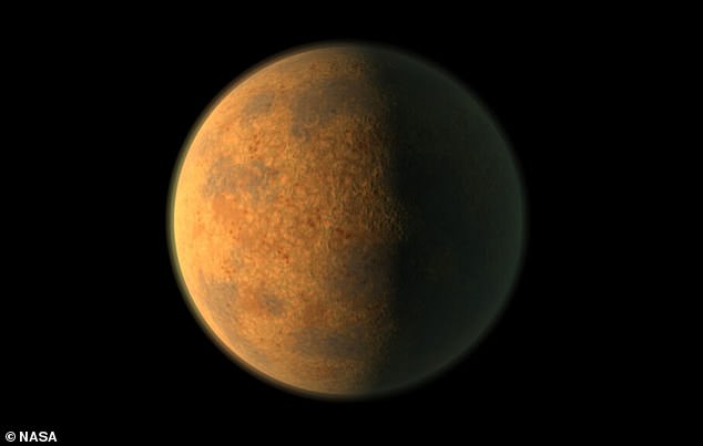 'Exoskeleton Planets' are rocky worlds with very thin crusts and no topography.  The picture is of an artist rendering such an exoplanet