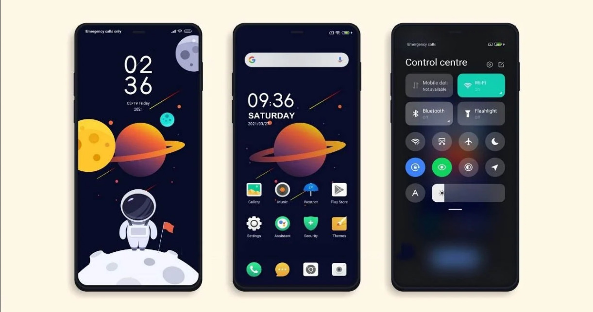Five hit themes for your Xiaomi, Redmi and POCO