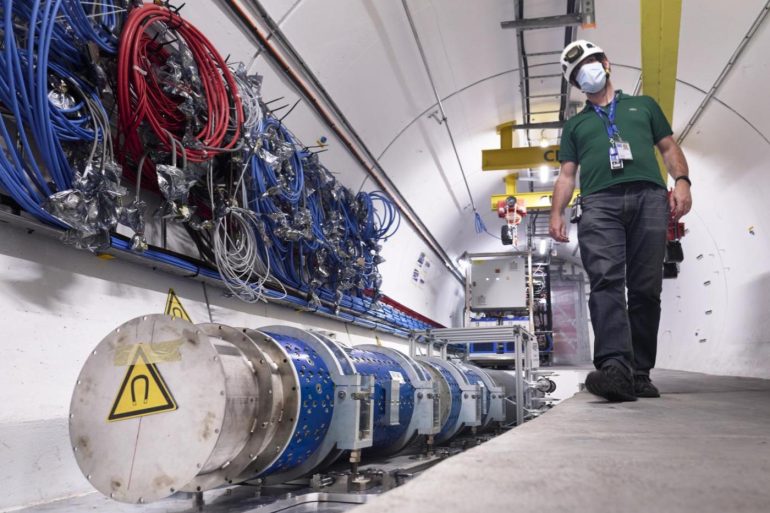 CERN discovered its first neutrinos at LHC