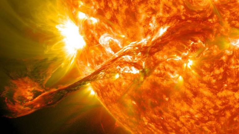 Astronomers observing from rotation say that the sun is starting to become unstable