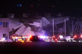 Two killed in Arkansas, Amazon warehouse collapse in Illinois
