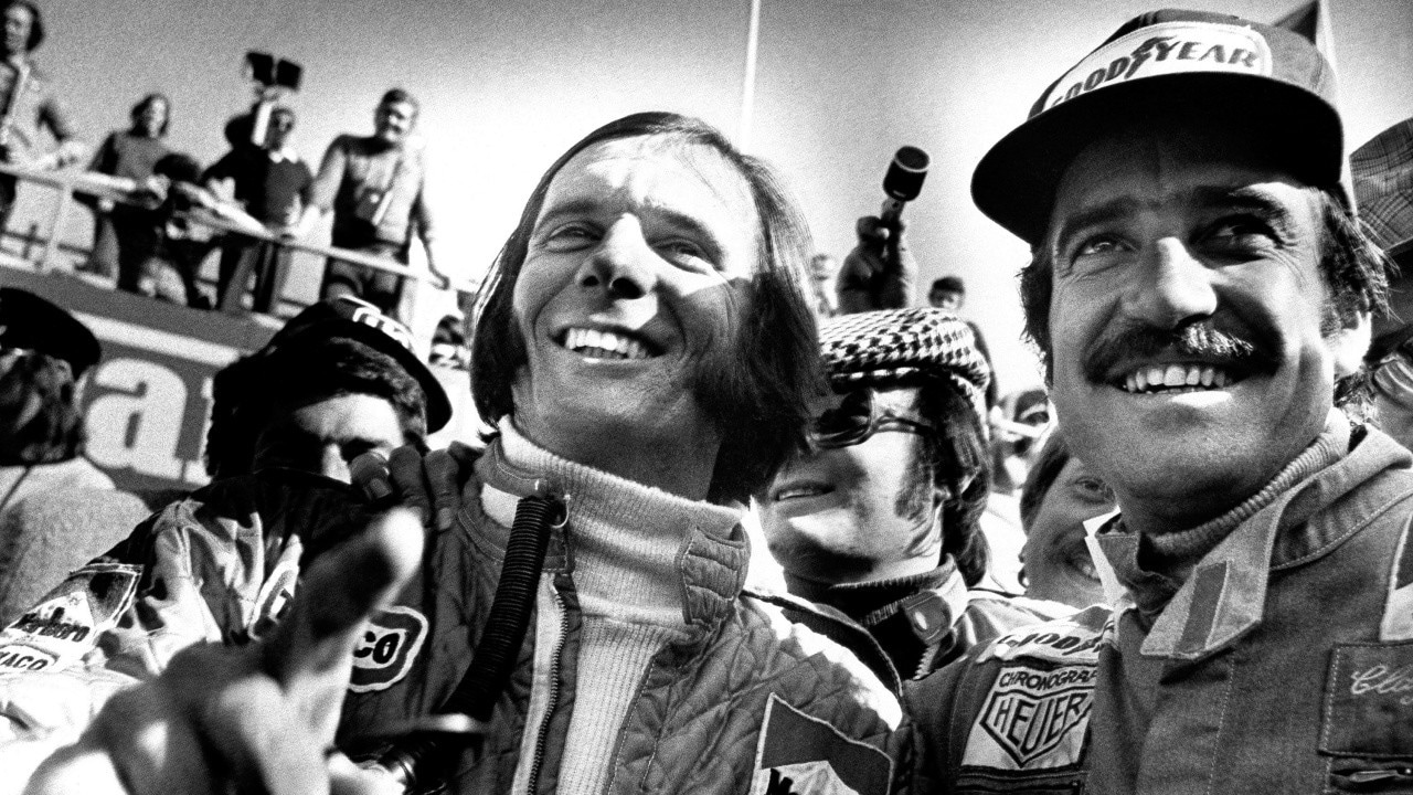 Hamilton and Verstappen joined Regasoni and FittiPaldi in 1974

