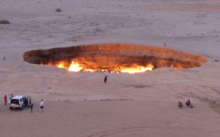 President of Turkmenistan orders closure of 'Hell'  The world
