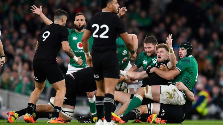 Rugby: The All Blacks beat Ireland before facing the Blues