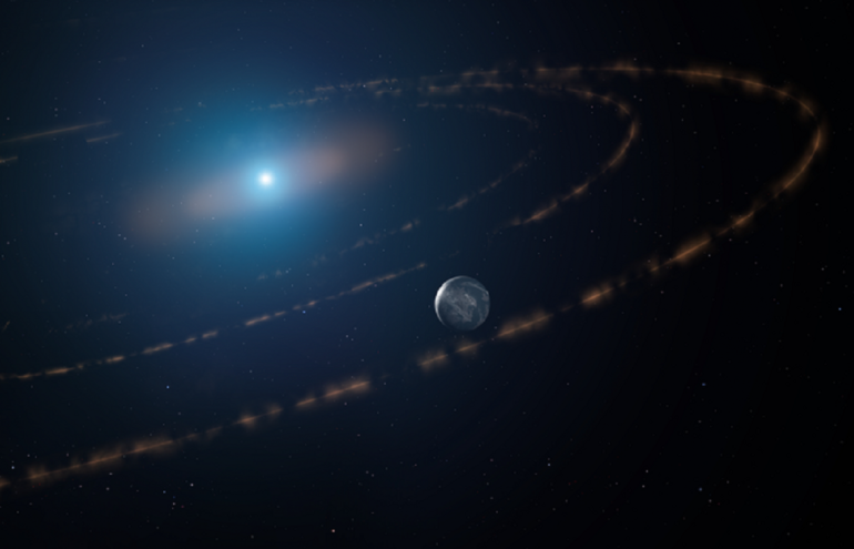 Astronomov nepřímo pozorovali potenciálně ivou planet obíhající kolem mrtvé hvězdy - ČT24 - Česká televize
