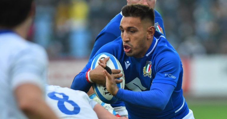 For the first time in Italian winger Bruno's tournament against Ireland
