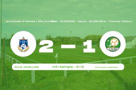 Provinciale 2 Dames (Brabant ACFF/Bruxelles) : courte victoire du Royal Club Sportif Nivellois face au FC Irlande Auderghem, 2-1