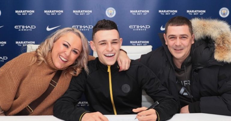 Watch- Shocking scenes .. Foden's mother fights Man City star to defend her son |  Football