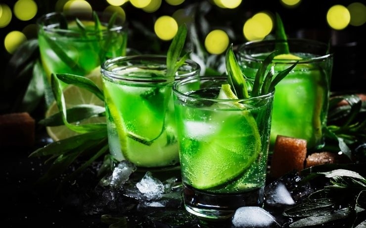 Cocktails verts pour la Saint Patrick