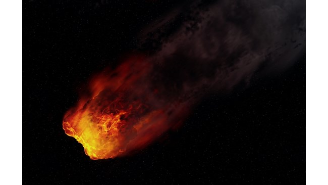 An asteroid, half a giraffe, crashed off the coast of Iceland