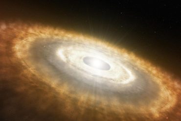 A complex biological molecule has already been observed during the formation phase of the planet