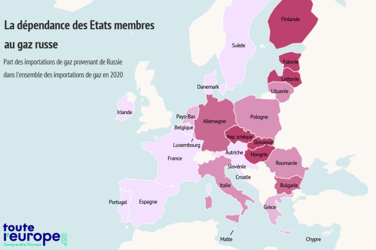 [Cartes] Which European country is most dependent on Russian gas?