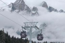 Irish skier unmasks cable car: A frightening fight erupts