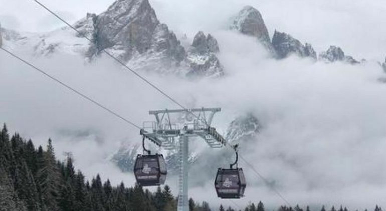 Irish skier unmasks cable car: A frightening fight erupts