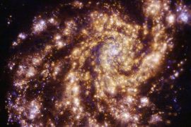 Spiral spiral 'big design' puts galaxy in newborn star stunning new photo