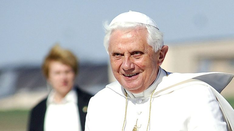 Der emeritierte Papst Benedikt, 2017
