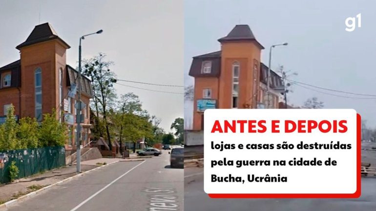 Before and After: Video shows the destruction of the city that Ukraine accuses Russia of massacre |  Ukraine and Russia