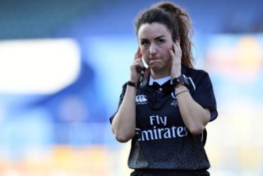 Clara Munarini referees rugby and women's 6 countries and the Italian Cup