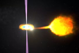 Detection of a pulsar that tore a fellow