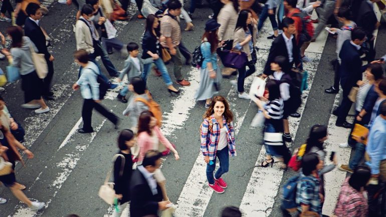Why do we see strangers in our eyes as we cross the street?