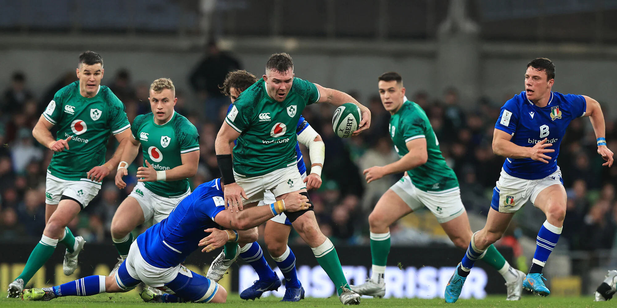 Six countries, Italy's crushing defeat: Ireland won 57-6