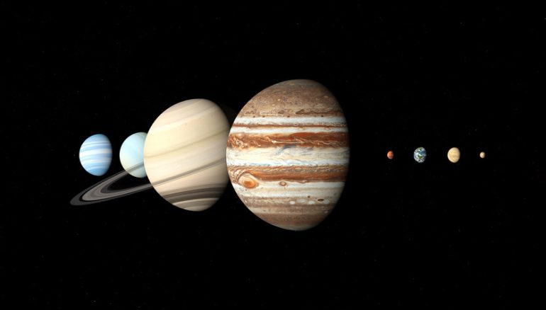 The two gas giants in the planetary system will be favorable for life