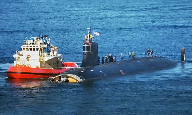 The U.S. has announced the cause of the submarine collision in the East Sea