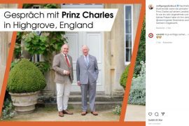 Wolfgang Sobotka traf Prinz Charles