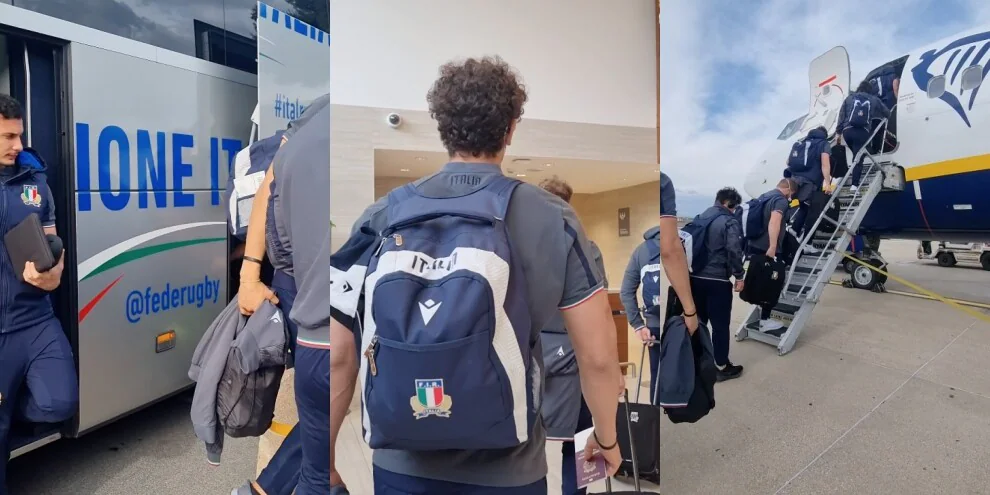 Rugby, Italy leaves for Dublin