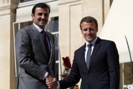Dinner between Emmanuel Macron and Emir of Qatar on Sunday