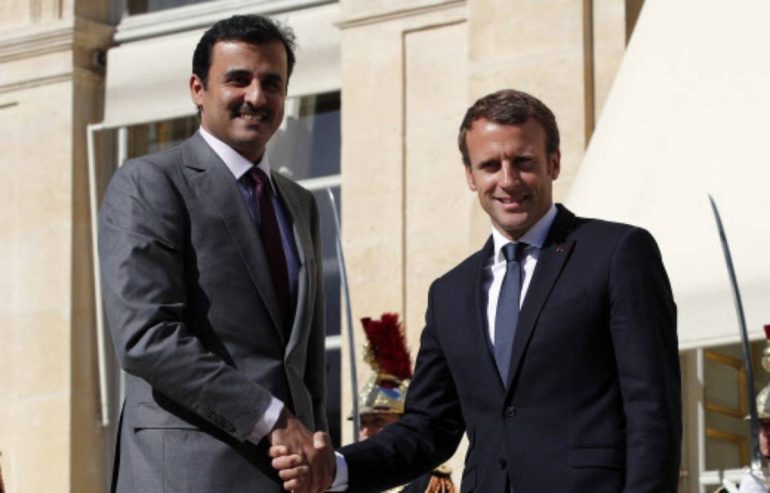 Dinner between Emmanuel Macron and Emir of Qatar on Sunday
