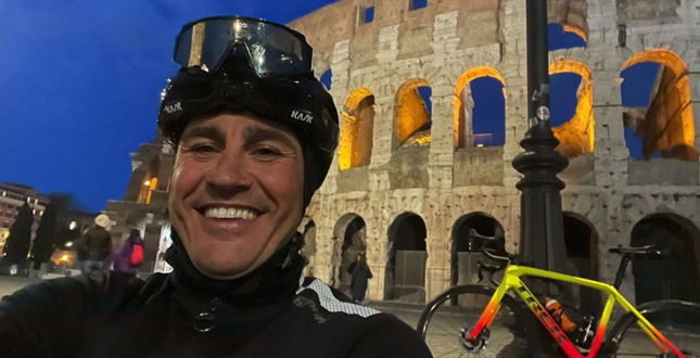From Joanna to Fabio Cannavaro, how many VIPs love cycling!  Photo and video