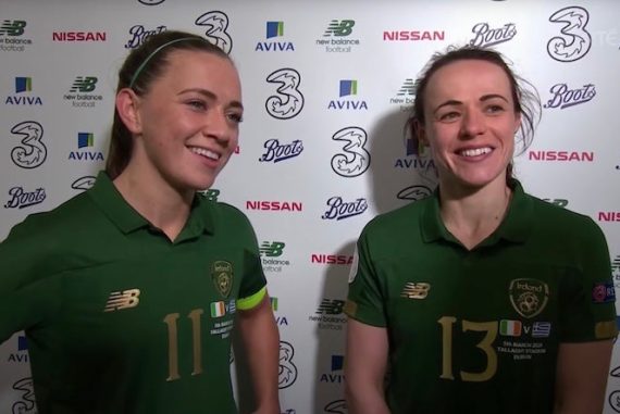 In Ireland, female footballers and men's footballers now receive the same salary