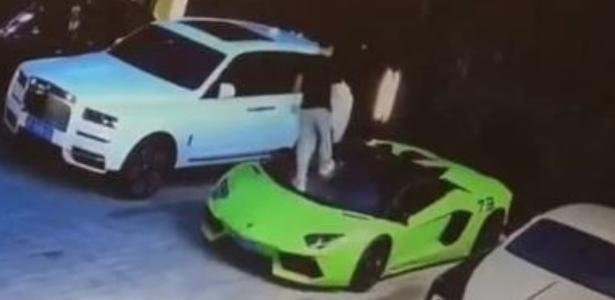 The man destroyed the hotel's luxury cars and caused $ 710,000 in damage