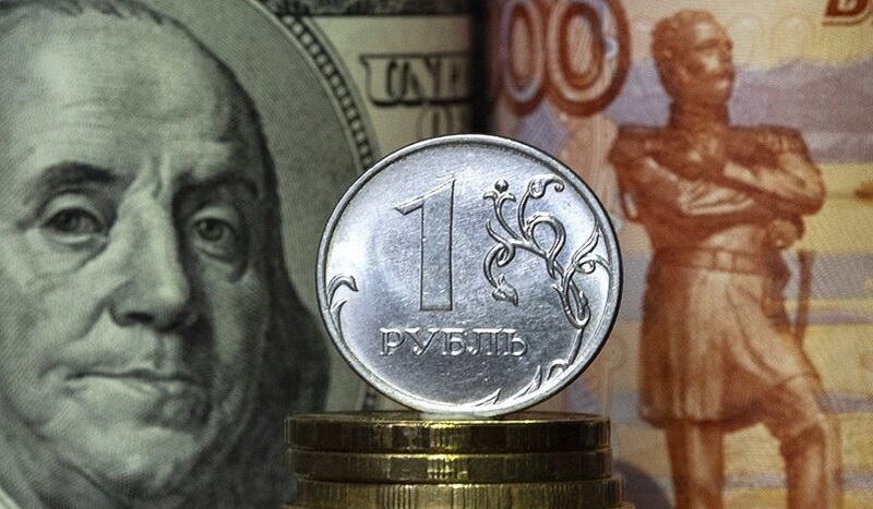 The ruble has hit a four-year high against the US dollar

