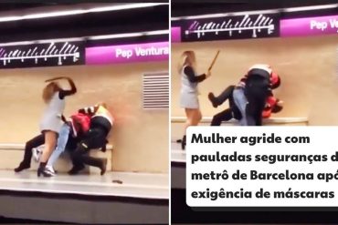Woman arrested for assaulting Barcelona Metro security guards  The world