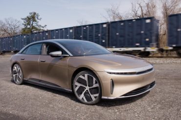 See what the new Lucid Air Dream electric car looks like