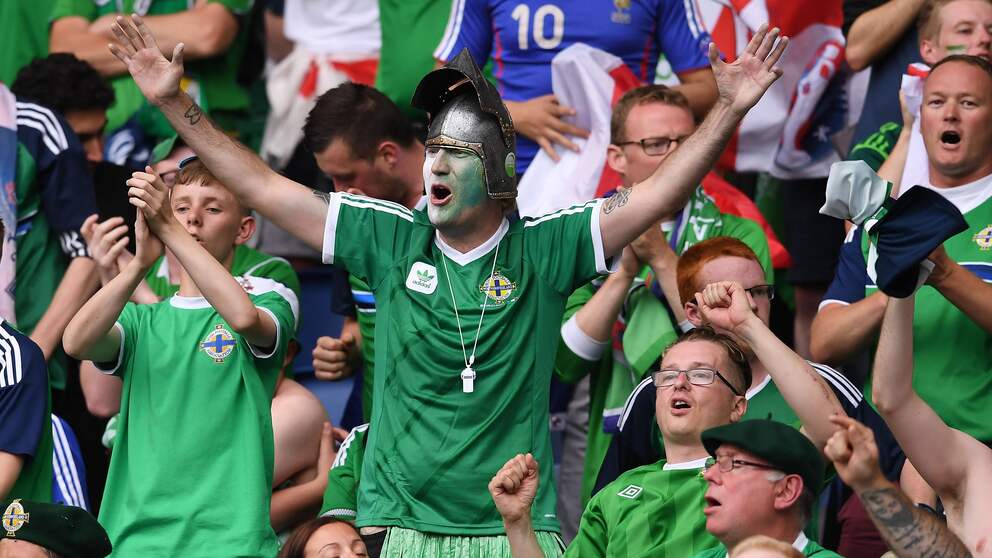 Despite being knocked out in the 16th round: Northern Irish fans celebrated themselves and their replacement Will Grigg throughout the tournament.