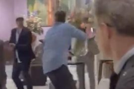 Discover beautiful pictures of armed robbers exploding in broad daylight at the Maastricht Art Fair in the Netherlands this morning - Video