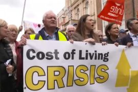 Ireland: On the streets condemning the rising cost of living