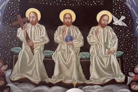 La représentation de Dieu-Trinité, de Gino Severini, dans l'église de Semsales (FR)