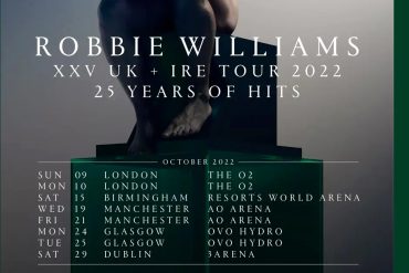 Robbie Williams Live - Robbie is touring the UK and Ireland!