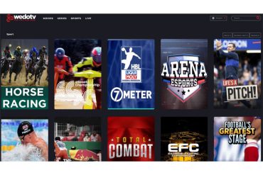 The streaming service "wedotv" has acquired attractive sports rights