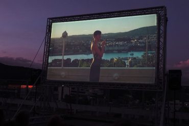 A unique art house cinema above the rooftops of the city of Baden