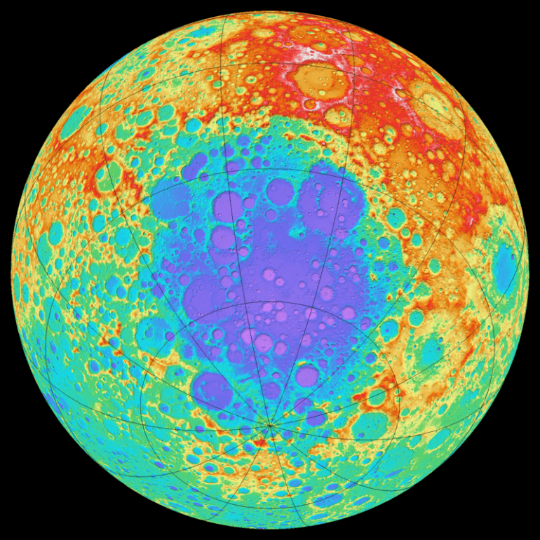 Chinese researchers have studied the geological anomaly of the largest crater on the moon