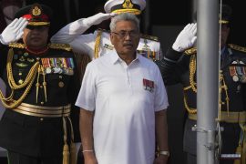 President Gotabaya Rajapakse left the country with difficulty in the flight