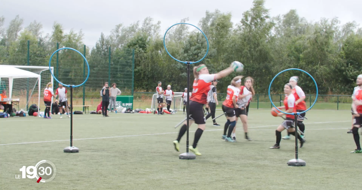 Switzerland at the European Quadball Championships, a sport inspired by Quidditch - rts.ch

