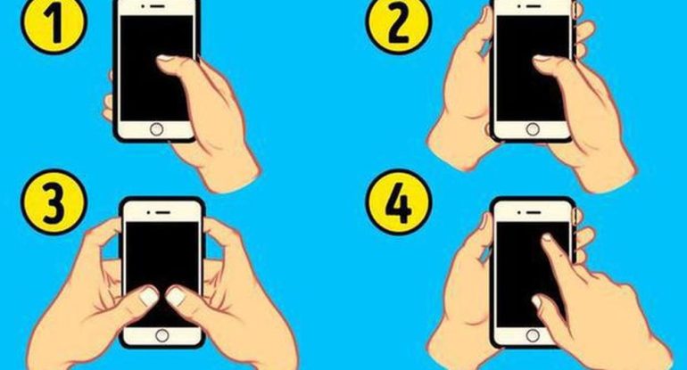▶ Answer how you hold your cell phone in this visual test and reveal your intelligence level |  Psychological Test |  Viral Challenge |  Trends |  Viral |  Mexico