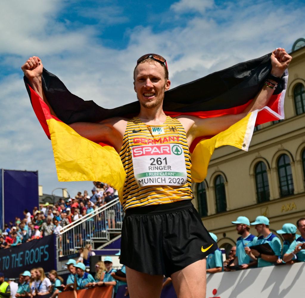 Richard Ringer surprises with first German individual title at European Athletics Championships in Munich
